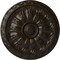 Ekena Millwork Kirke Ceiling Medallion (Fits Canopies up to 3 3/4"), Hand-Painted Stone Hearth, 15 3/4"OD x 5/8"P CM16KISHF - alternate 1